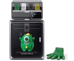 ANYCUBICxJOYBUY 3D Printers Kobra S1 Combo 250*250*250mm Printing Speed up to 600mm/s