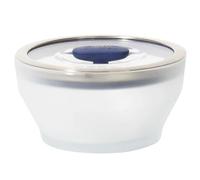 Anyday 4-Cup Microwave Cookware & Glass Container with Glass Lid, Plastic-Free Deep Food Storage | Stackable Airtight Steamer with Vented Lid for Microwave-Safe Reheating, Steaming Vegetables & Rice