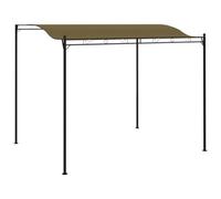 Anydaydirect 3 X 2.5M Gazebo Outdoor Garden Sunshade Awning Party Tent Cream White/anthracite