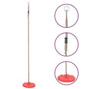 Anydaydirect Plate Swing 200 Cm Red Outdoor Toy