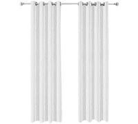 Anydrape 300cm Curtains White Modern Luxury Retro Style Texture for Living Room Bedroom Dining Fashion Decor - Pencil Pleat
