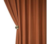 Anydrape 400cm Orange High Quality Modern Velvet Blackout Curtains for Living Room Bedroom Dining Luxury Window Drape - Pencil Pleat