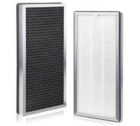AnyFLTs 2-Pack MA Series 40 Air Purifier Replacement Filters, H13 True HEPA Filter and Activated Carbon Filter, 3-in-1 HEPA Filter