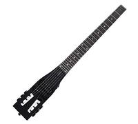 Anygig Electric Guitar Practice Portable Travel 82CM 1.6KG Black Matte 25.5" Full Scale with Gigbag Right Handed