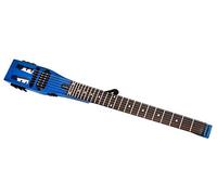 Anygig Electric Guitar Practice Portable Travel Guitar Maple Headless Solid Body Full Scale with Gigbag for Lightweight Design Gig Bag All Accessories Blue