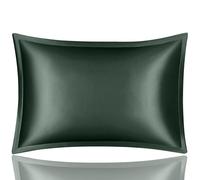 Anyhouz Anypillow Pillowcase 50x90cm Green Pure Real Silk For Comfortable And Relaxing Home Bed