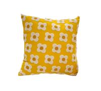 Anyhouz Anypillow Pillowcase Daisy Floral Embroidered Decorative Cushion Cover - Yellow