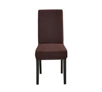 Anyhouz Anyseat Chair Cover Plain Elastic Slipcover Dining Decor - Brown
