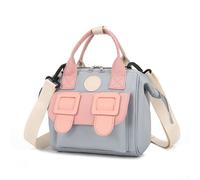 Anymom Mommy Baby Changing Bag Blue Backpack Big Capacity Handbag