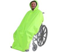 ANYOO Waterproof Wheelchair Poncho Cover Adult with Elastic Hem, Windproof