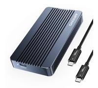 ANYOYO 40Gbps M.2 NVMe SSD Enclosure, Tool Free Installation, Aluminum USB 4 NVMe SSD Enclosure with Thunderbolt 4 SSD Enclosure Compatible USB 4/3.2/3.1/3.0/2.0 for M&B+M-Key SSD Size 2280(TBU405M1)