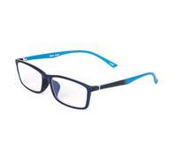 Anyrain Blue Light Blocking Reading Glasses, TR90 Frame, Ultra-Thin Lenses Sports Glasses, Lightweight, Glasses for Women Men, Flexible Reading Glasses for Computer, PC, Glasses Case (Blue, 1.50)