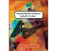 Anyry Monthly Bills and Expenses Log Book: For ten years of financial records | Contains motivational lists for your most important goals