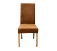 Anyseat Camel Velvet Plush Stretch Chair Cover for Events