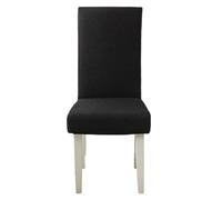 Anyseat Chair Cover Black Corn Kernels Waterproof Universal Size for Dining Room Stretch Seat Slipcovers