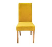 Anyseat Chair Cover Turmeric Velvet Plush Stretch Elastic Slipcover
