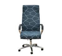 Anyseat Office Chair Cover Blue Green Pattern Large Non-Slip Rotating Seat Case Universal Armrest Chair Protector