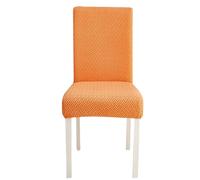 Anyseat Orange Knitted Design Elastic Chair Cover for Dining Room