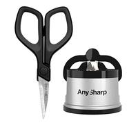 AnySharp Classic Silver sharpener with scissors