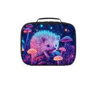 AnySmic Hedgehog Lunch Box for Boys Girls, Double Insulated Lunch Bag for Kids at Primary Elementary School, 600D Polyester, Leak Resistant, Lightweight, Fits Most Bento Boxes
