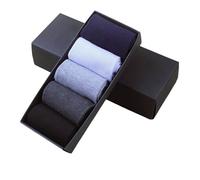Anysox 5 Pairs Size 6-10 Casual Business Socks High Quality Cotton Breathable Elastic Solid Color For Men