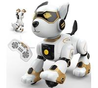 Anysun Robot Dog Toy - Rechargeable, Interactive, Programmable, Voice Commands, Remote Control, Touch Sensing for Boys & Girls
