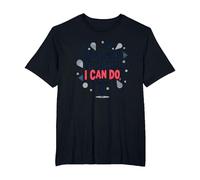 Anything He Can Do, I Can Do - Empowering Women Quote T-Shirt, Men's Big and Tall, Black, 6X Tall