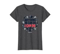 Anything He Can Do, I Can Do - Empowering Women Quote T-Shirt, Women, Dark Heather Grey, XXL