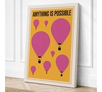 Anything Is Possible Canvas Wall Art Print 24x16 Inch