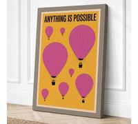 Anything Is Possible Canvas Wall Art Print 36x24 Inch