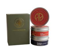 Anytime Beauty Luxury Body Butter Set - 3 x 180g Fruit Scented Moisturising Creams (Strawberry, Mango, Blueberry) - Rich Hydrating Body Lotion Skincare Gift Set, Vegan & Cruelty Free