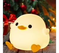 Anywin Cute Dodo Duck Lamp, Squishy Silicone Kids Night Light with Rechargeable & Timer & Dimmer, Novelty Gifts for Boys Girls Children Teens for Bedroom Birthday Xmas Back to School