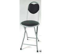 ANZ Black PVC Junior Folding Chair Light Weight