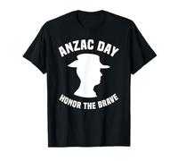 ANZAC Day Honor The Brave Proud Aussie Soldier Traditions T-Shirt