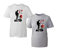 Anzac Day T Shirt,Lest We Forget,Remembrance Day,World War,Great Britain,Veteran Unisex Adult Kids tees top (White, M)