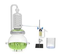 ANZAGA B,Household Hydrolat Essential Oil Glass Distiller Mini Distilling Heating Equipment Brewing Distillation Machine