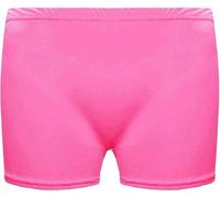 ANZEE Girls Microfiber Hot Pants Kids Stretchy Knickers Dance Gym Tutu Shorts Childrens Casual Workouts & Every Sports Age 5-12 Years (UK, Age, 7 Years, 8 Years, Neon Pink)