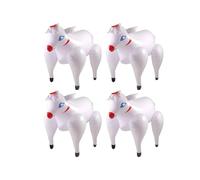ANZEE Inflatable Sheep - 54cm Blow-Up Animal Toy for Stag & Hen Parties, Fancy Dress, Themed Events, Photobooth Props & Party Supplies (Pack of 4)
