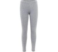 ANZEE Kids Plain Leggings Girls Teen Basic Stretchy Full Length Long Legging Pants for Everyday Perfect for School, Travel, Sports UK Size 5-13 (UK, Age, 7 Years, 8 Years, Silver Grey)