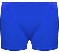 ANZEE Ladies Microfiber Hot Pants Womens Shorts Dance Gym Party Yoga Elasticated Waist Knickers Casual Workouts Stretch Beach Pool Party Wear Club Wear UK S-XL (UK, Alpha, S, M, Royal Blue)