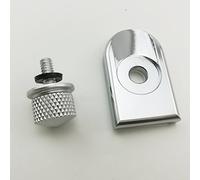 Anzene Aluminium Seat Bolt Tab Screw Mount Knob Cover for 1996-2016 (Silver)