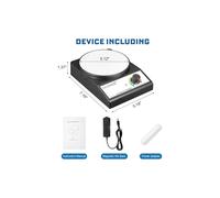 ANZESER Magnetic Stirrer Magnetic Mixer 3500 RPM with Stir Bar Max Stirring Capacity 3000mL (UK PLUG)