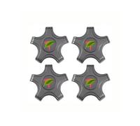ANZHENGRQ 1 Set Five Claws Hub Centre Cover Wheel Hub Kit Modification Accessories,Wheel Center Lug Nut Cover, for Tesla Model 3,3-Grey