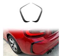 ANZHENGRQ Car Rear Spoiler Side Air Knife, Car Tail Wing Trunk Bumper Trim Lip ABS Blades Spoilers, for BMW 2 Series F87 M2 2016-2021,Carbon fibre