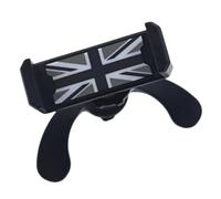 ANZIWU Mini Cooper phone holder with 360 ° rotary vent phone holder, suitable for Mini Cooper R55 R56 R57 R60 R61 (Black)