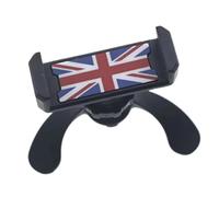 ANZIWU Mini Cooper phone holder with 360 ° rotary vent phone holder, suitable for Mini Cooper R55 R56 R57 R60 R61 (Red)