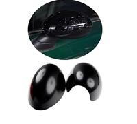 ANZIWU MINI R55-R61 Union Jack Wing Mirror Cover, Side Mirror Caps Cover for Mini Cooper One/S/JCW R Series R55 R56 R57 R58 R59 R60 R61 (Gloss Black, Manual Folding Mirrors R Series R55-61)
