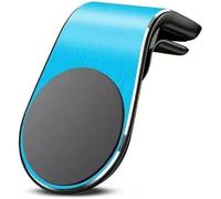 ANZNGAQ Universal Magnetic Car Phone Holder, L-Type 360° Rotatable Strong Magnet Dashboard Mount for iPhone Samsung Google, One-Hand Operation Cellphone Stand for Car (Blue)