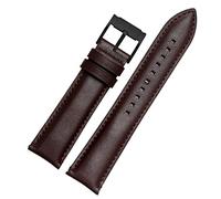 ANZOAT For Fossil BQ2363/2453 ME3099 3052 3054 FS5380/5453 FS4735 FS4812 Cowhide Strap Vintage Genuine leather Watchband 20 22mm(Brown black,24mm)