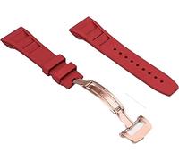 ANZOAT Modification Kit Carbon Fiber Watch Case，For Apple Watch Ultra 49mm with Silione Strap, Anti-dust Fluororubber Band Metal Buckle，For IWatch 8 7 6 5 4 SE 45/44mm Accessories(Style 34,49mm)